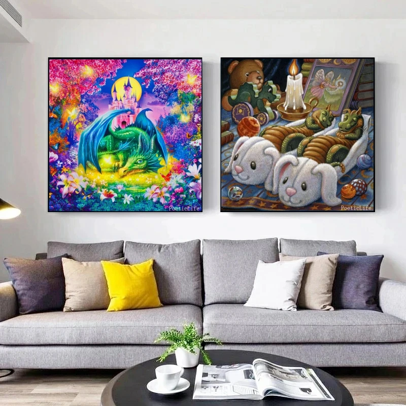 Набор для алмазной вышивки Сказочный дракон 5D |