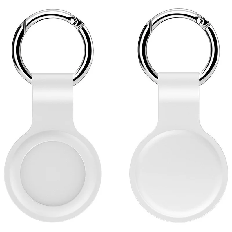 

Silicone Keychain for Apple Airtags Case Protective Cover Bumper Shell Tracker Accessories Anti-scratch Air Tag Key Ring Holder