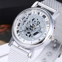 fashion watch women luxury stainless steel quartz military sport plastic band dial wristwatch elegant round casual reloj mujer