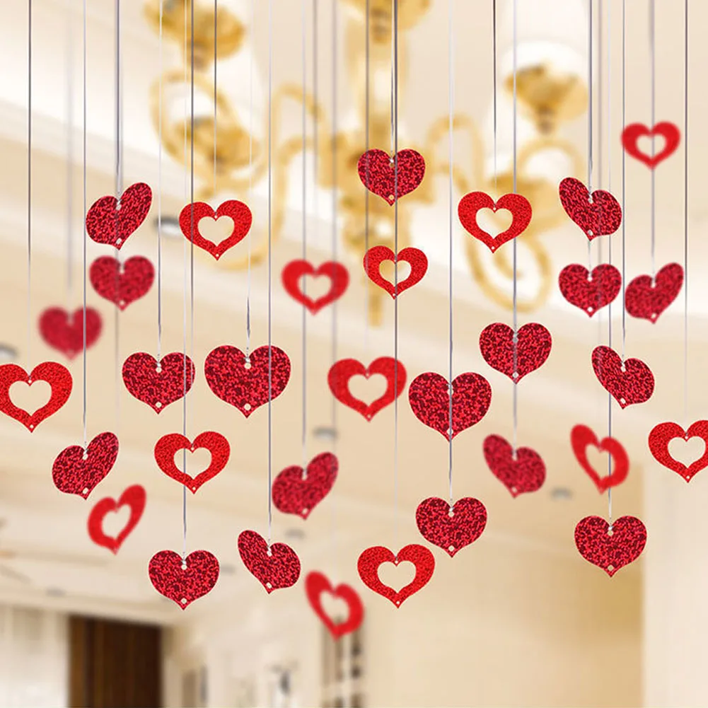 

100pcs/lot Purple Heart Laser Sequined Rain Balloon Pendant Romantic Wedding Room Birthday Party Decoration Balloon Accessories