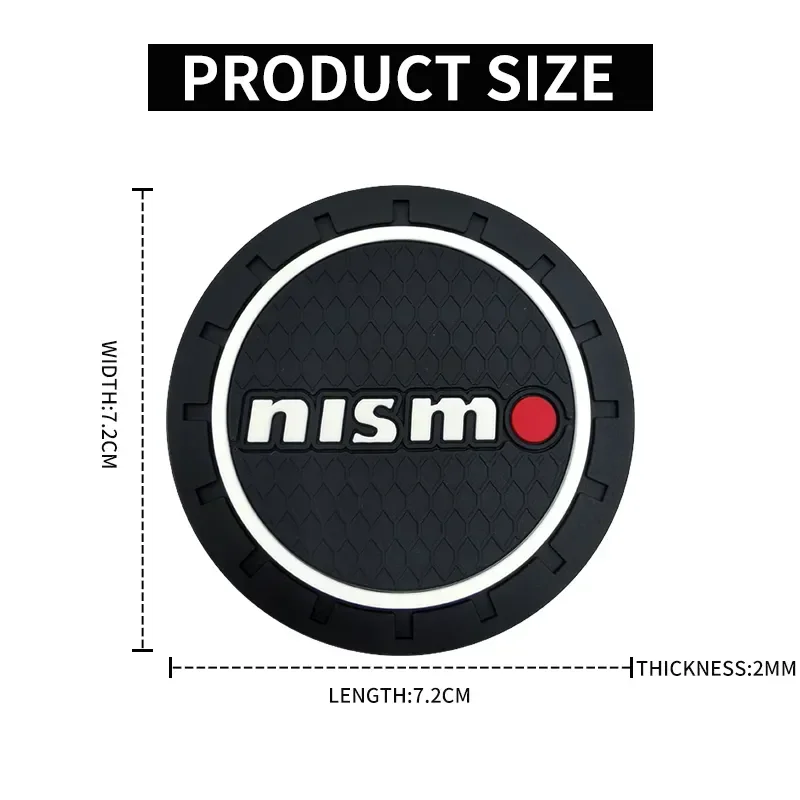 2 шт. автомобильный подстаканник коврик для салона автомобиля Nissan Nismo Qashqai J10 X Trail