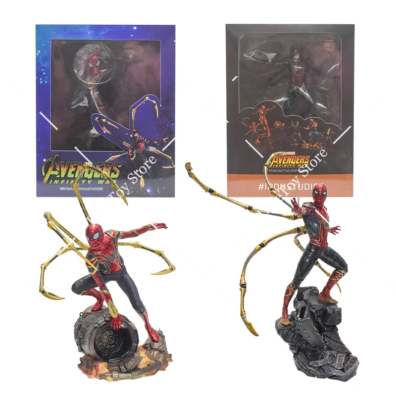 Мстители: война бесконечности Железный Паук статуя Человек-паук масштаб 1/10