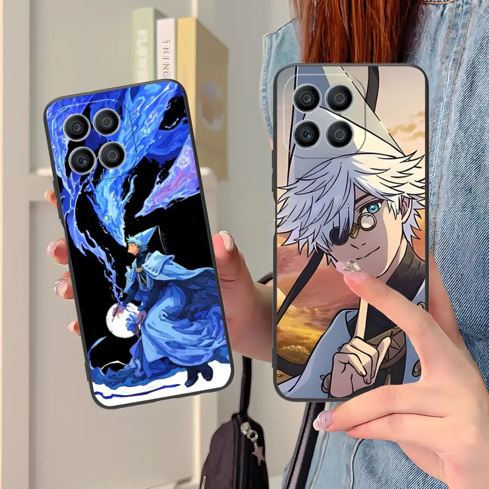 Фото Чехол для телефона Witch Hat Atelier Qifrey для Honor 90 80 70 60 50 30 20 10 9 8 7 Pro S SE Lite 5G, мягкий противоударный чехол из ТПУ №1
