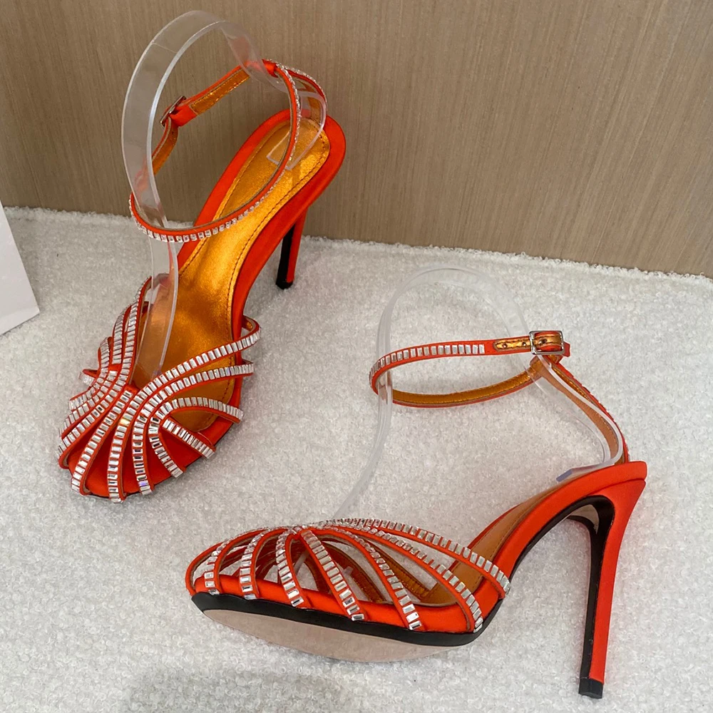 

Женские сандалии с круглым носком, летние зеленые туфли для танцев, большой размер 35-42, новинка 2023