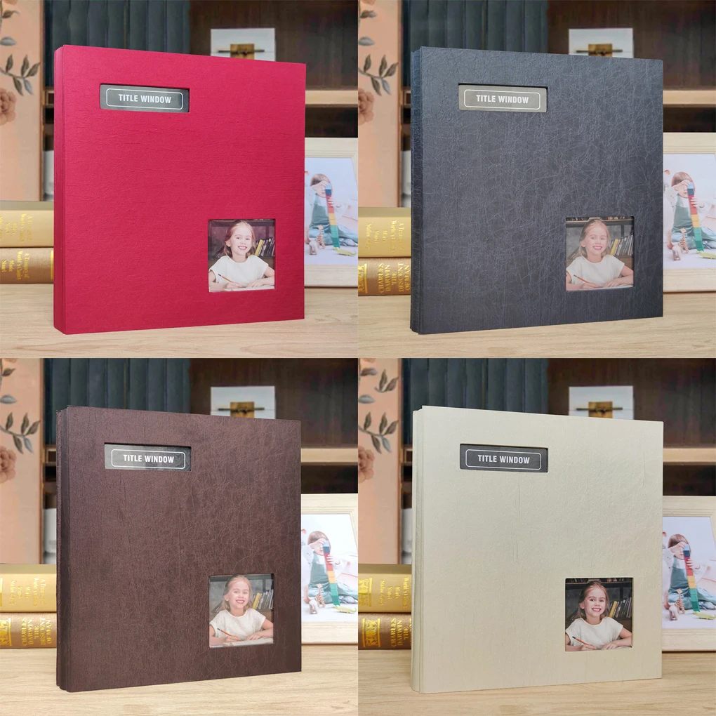 

Тканевый чехол для фотоальбома, 20 страниц, клейкая Обложка для ребенка, для творчества, с местом для записей, Белая книга для путешествий, се...