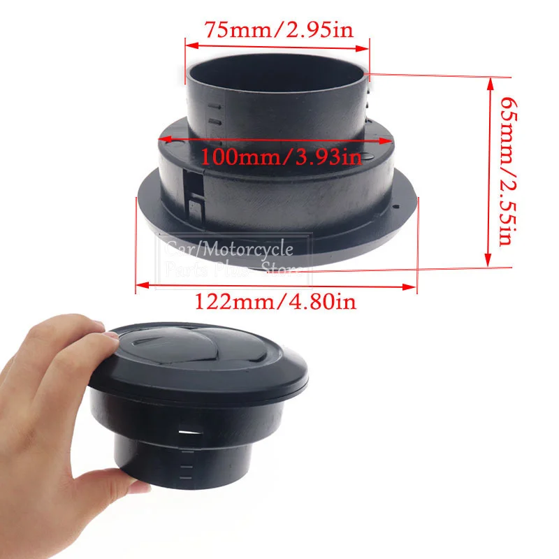 75 мм Автомобильный воздуховод плоский обогреватель воздухонагреватель для Webasto