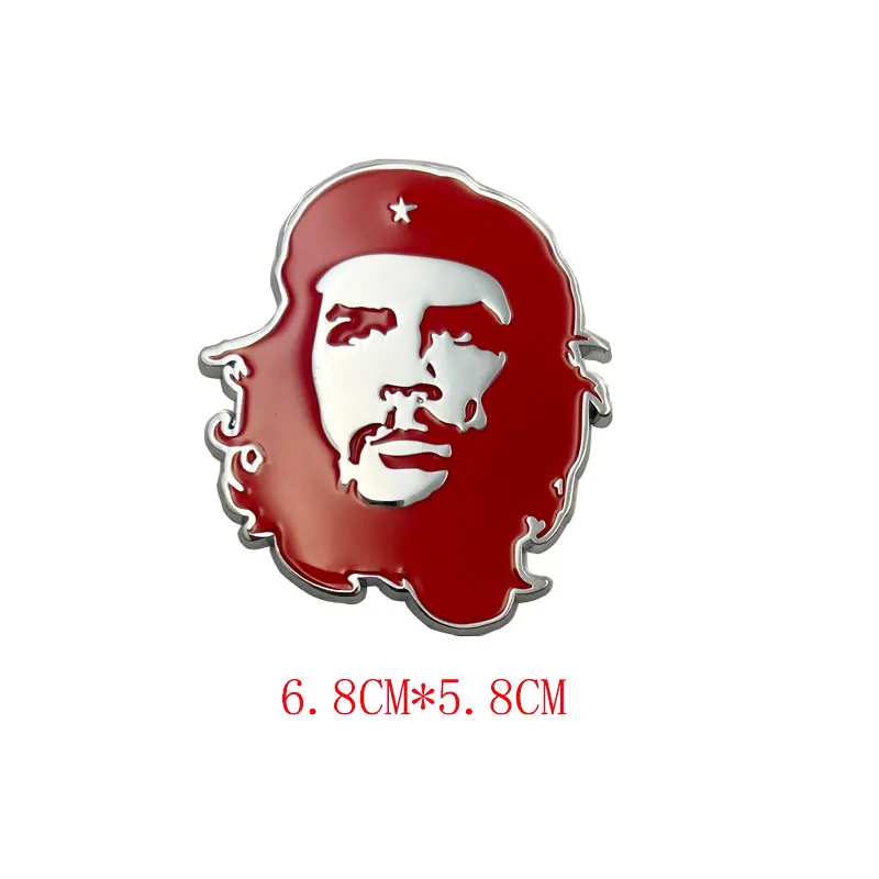 

3D металлический автомобильный Стайлинг Че Гевара логотип эмблема значок авто украшения наклейки на тело наклейка подходит для всех автомобилей аксессуары
