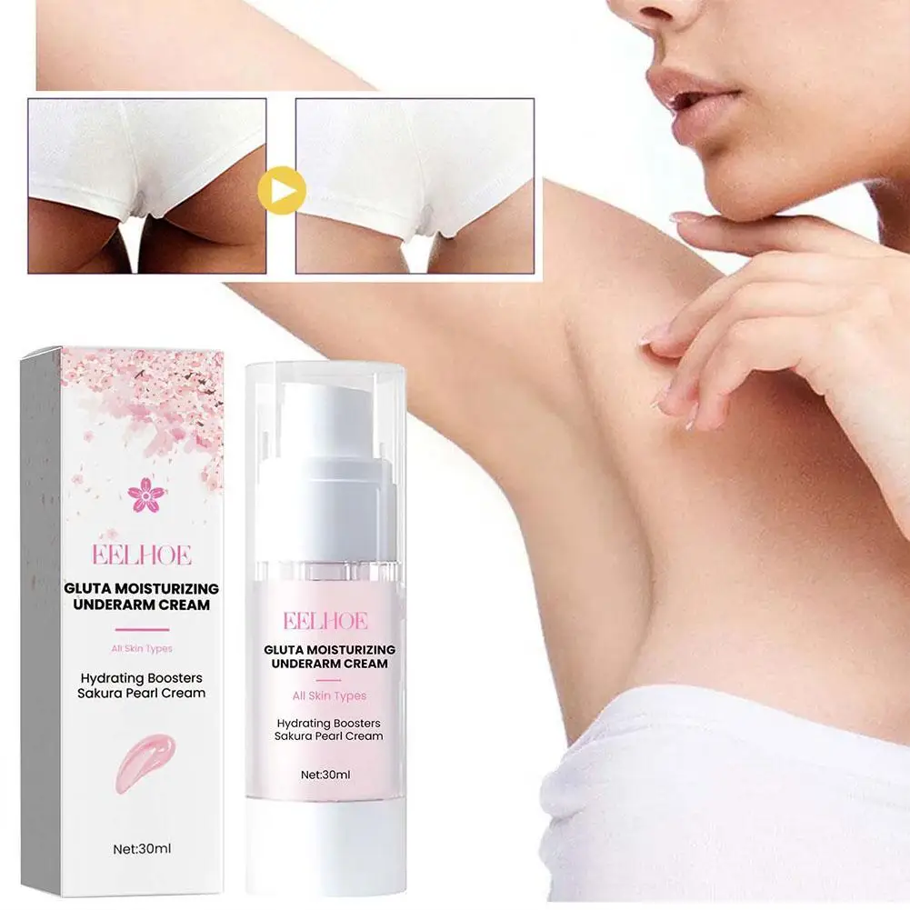 

Underarm Whitening Cream Knee Buttocks Dark Skin Bleach Improve M elanin Pigmentation Dull Moisturizing Brighten 30ml