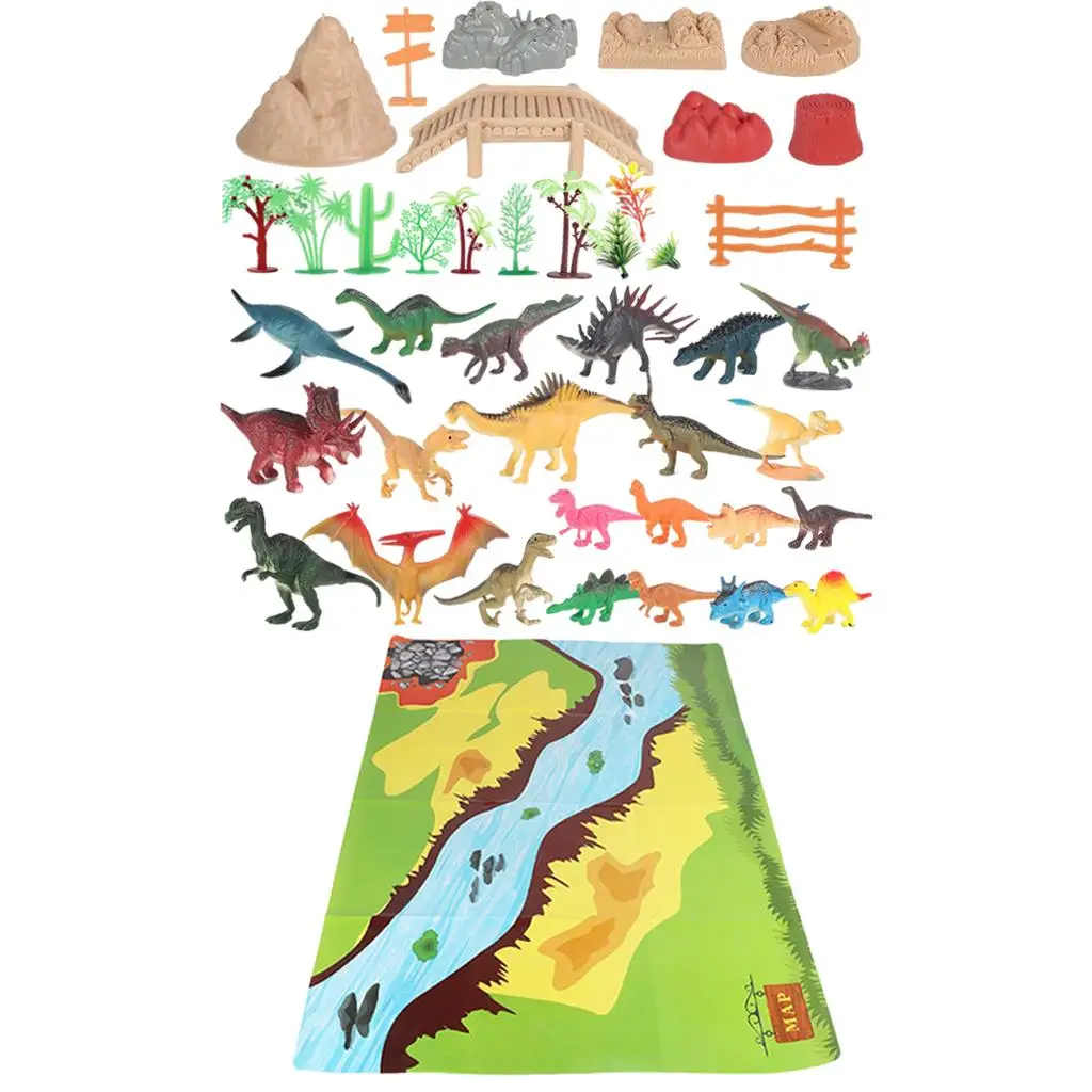 

Dinosaur Game Scene Prehistoric Dinosaur World Educational Game Toy