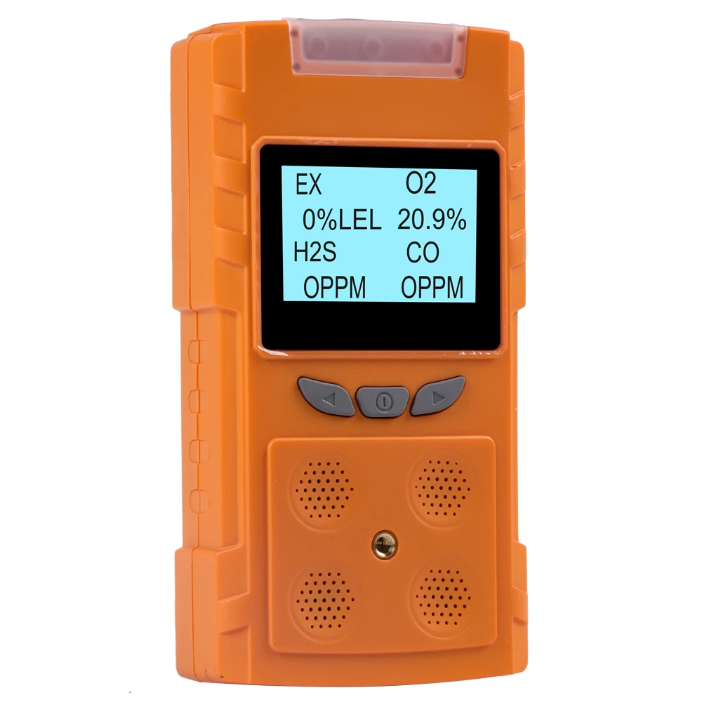 4 in 1 Digital Gas Detector EX H2S CO O2 Analyzer Air Quality Monitor Leak Sensor |