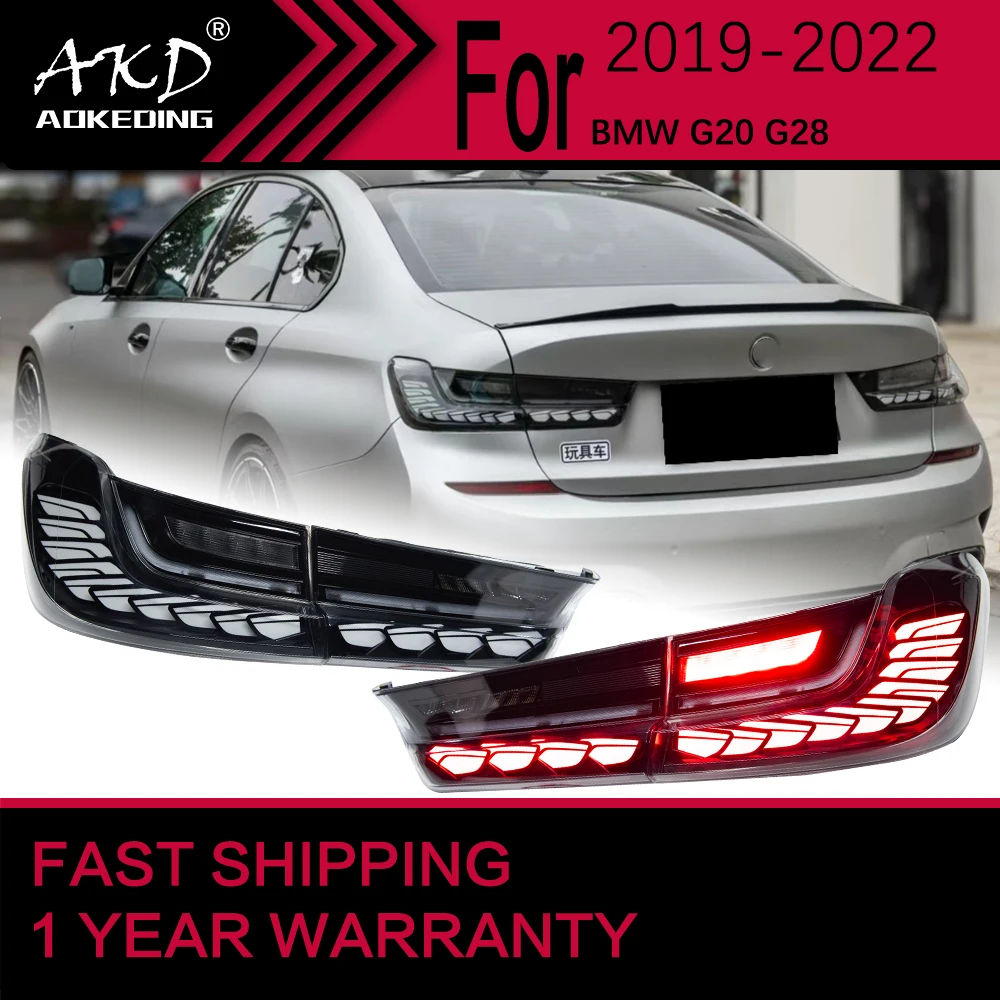 Автомобильные фары для BMW G20 G28 M3 320I светодиодный задний фонарь 2019-2022 стоп-сигнал DRL