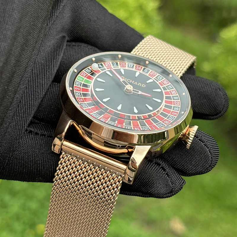 Richard Jacob &amp Co NH35 Betting Market Мужские механические часы Часы из сапфирового стекла