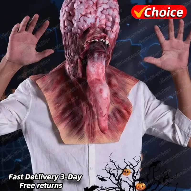 Новинка 2024 страшное большое сердце большой длинный язык без лица призрак