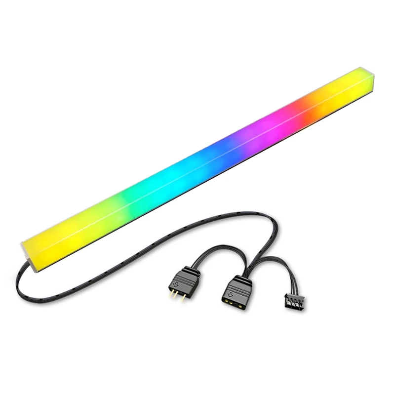 

COOLMOON ARGB Light Bar Magic Color Discoloration LED Decorative Light Strip Computer Case Light Bar Double-Sided Luminous