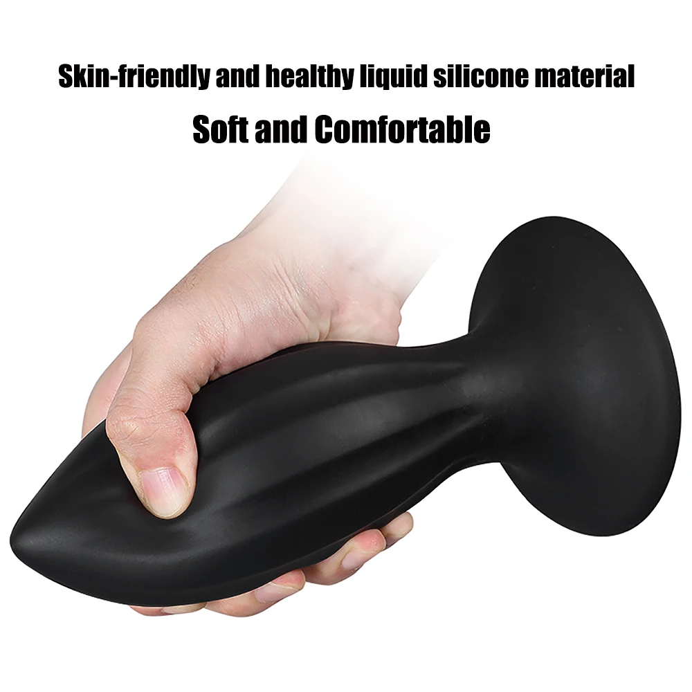 Жидкий силикон огромная анальная пробка фаллоимитатор большой анальный