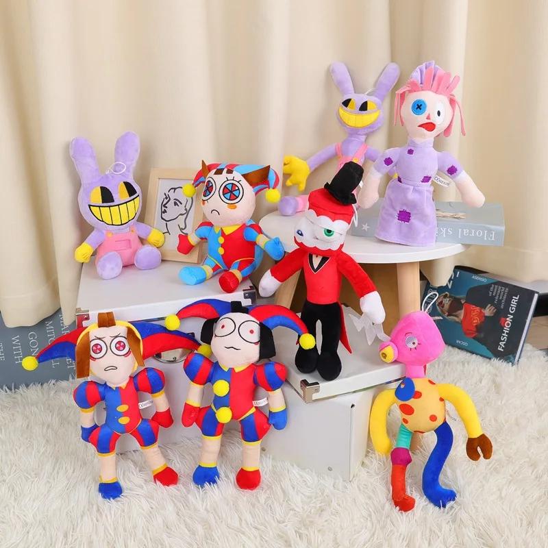 

Удивительная цифровая цирковая Джакс плюшевая игрушка кавайная кукла Джакс плюшевый кролик мягкие набивные игрушки животные Рождественский подарок для детей 30 см
