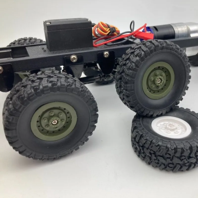 Фото 1/16 WPL 10x10 8WD RC металлическая рама шасси подходит для военных тяжелых грузовиков гусеничных машин аксессуары для модификации внедорожников №4