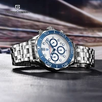 pagani design 2022 mens watches quartz chronograph watch for men top brand luxury sport 10bar stainless steel clock montre homme
