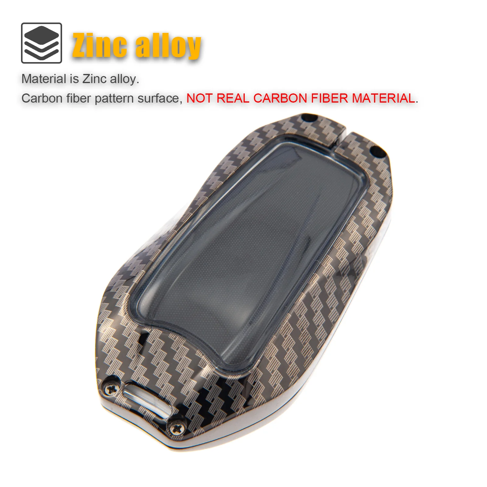Metal Carbon Fiber Car Smart Key Fob Case Cover Holder Accessories For Peugeot 308 508 2008 3008 5008 DS 3 5 7 9 Citroen C3 C4 images - 6