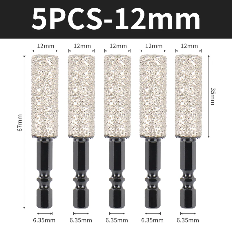 

Сверление/шлифовка двойного назначения, модернизация, набор сухих алмазных сверл с шестигранным хвостовиком для керамики, гранита, плитки, стекла, мрамора