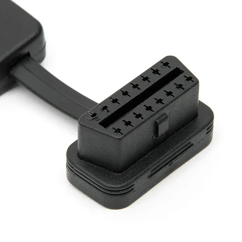 VSTM 60CM OBD2 16-контактный прямоугольный удлинительный кабель «папа-мама» с кабелем переключателя питания OBD диагностический инструмент