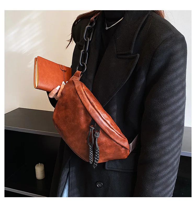 Сумка-пельмени на одно плечо Женский дизайнерский плиссированный диагональный