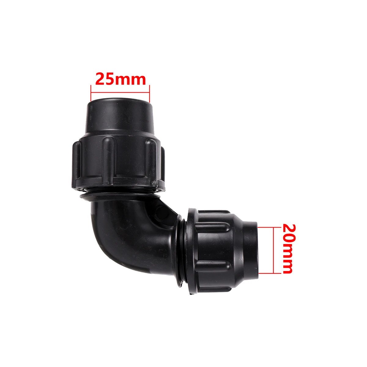 Соединитель для садовой воды Adhere To Fly, синий/черный, ПЭ, 20/25/32 мм