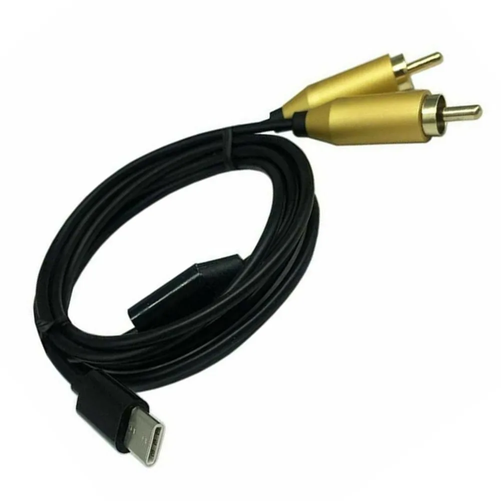 

Dual RCA Male to Type-C USB C AV Audio Converter function High quality