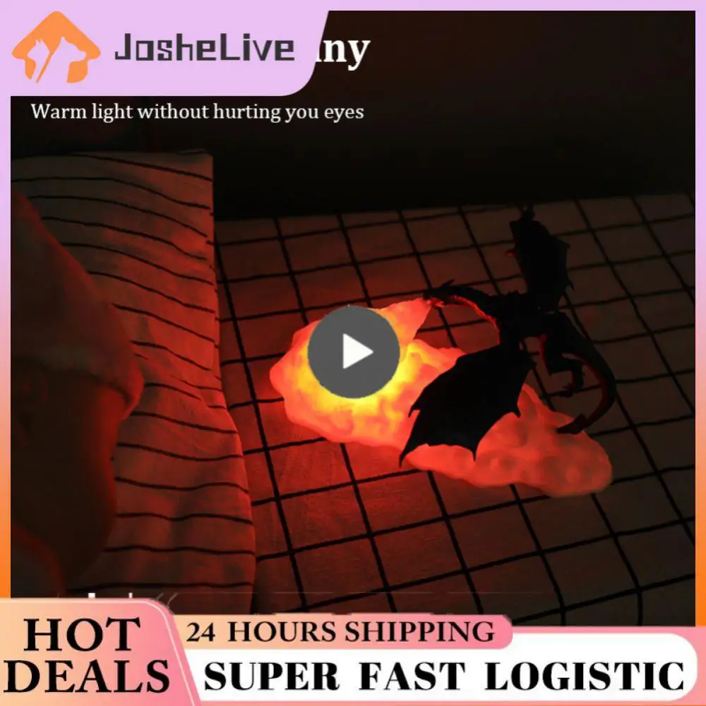 

With Usb Rechargeable 3d Printed Dragon Table Lamp Dragon Night Light Led Lamp Stand Light Baby Room Decoration Creative Gift