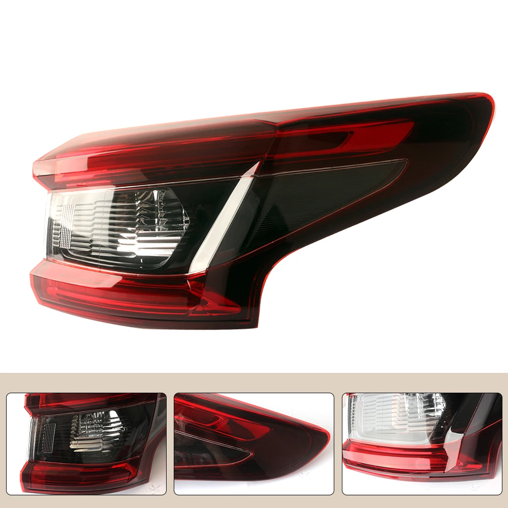 Фото Левый/правый задний фонарь для Nissan Qashqai 2017 2018 2019 2020 2021, задний фонарь стоп-сигнала с №3
