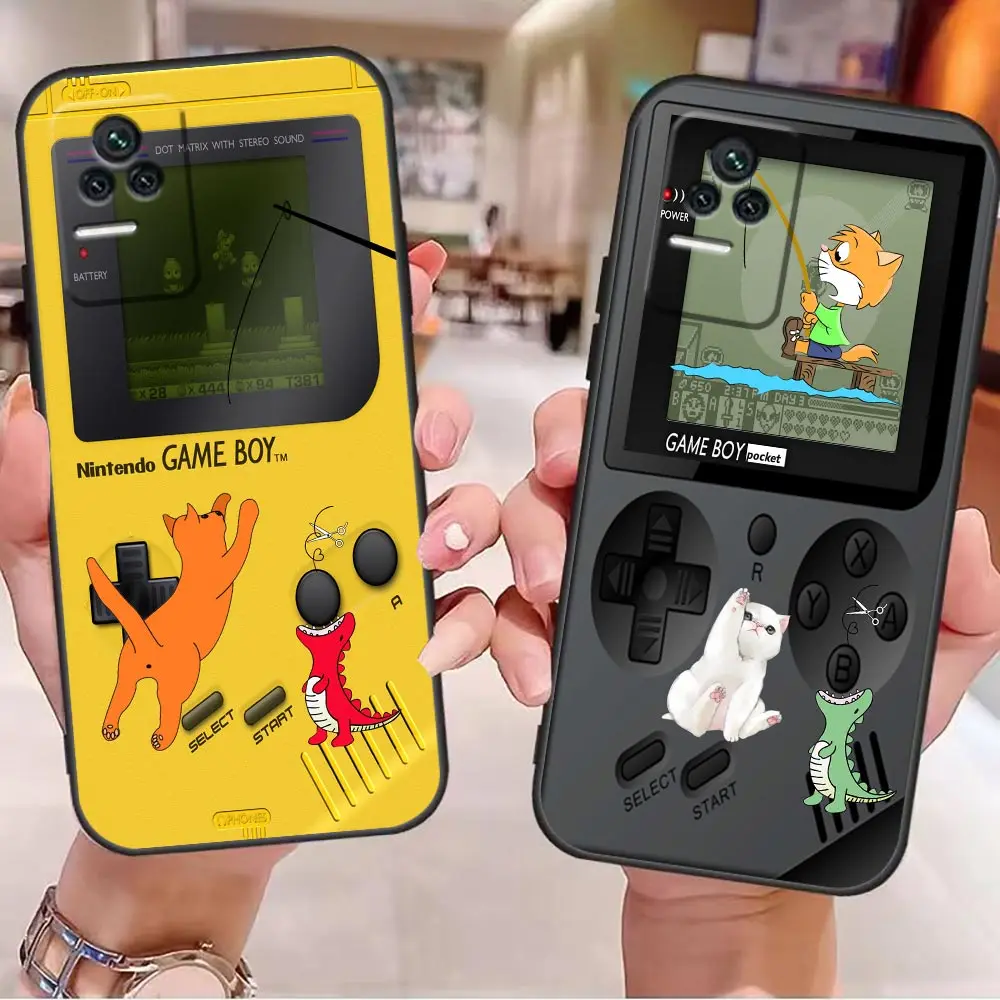 

Phone Case For Redmi K40 K30 K20 12C 10 10C 9T 9C 9A 9 8A 8 7A 7 6A 6 5A 5 4X 4A Pro Plus 5G Capa Dinosaur Cat Classic Game-Boy