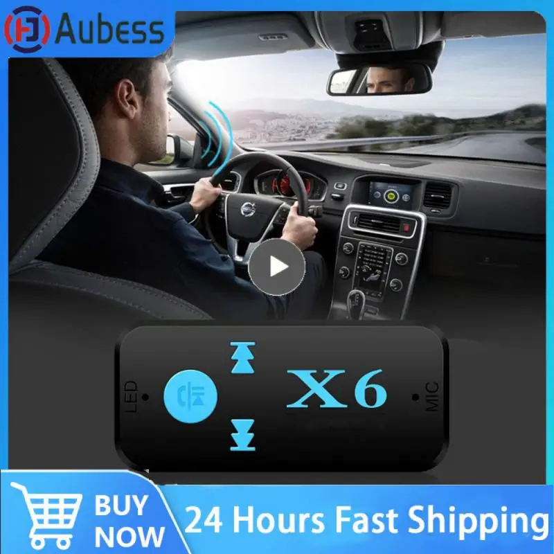 

X6 Wireless Receiver High-definition Receiver Stereo Compatible Wireless Receiver Adapter 3.5mm Black