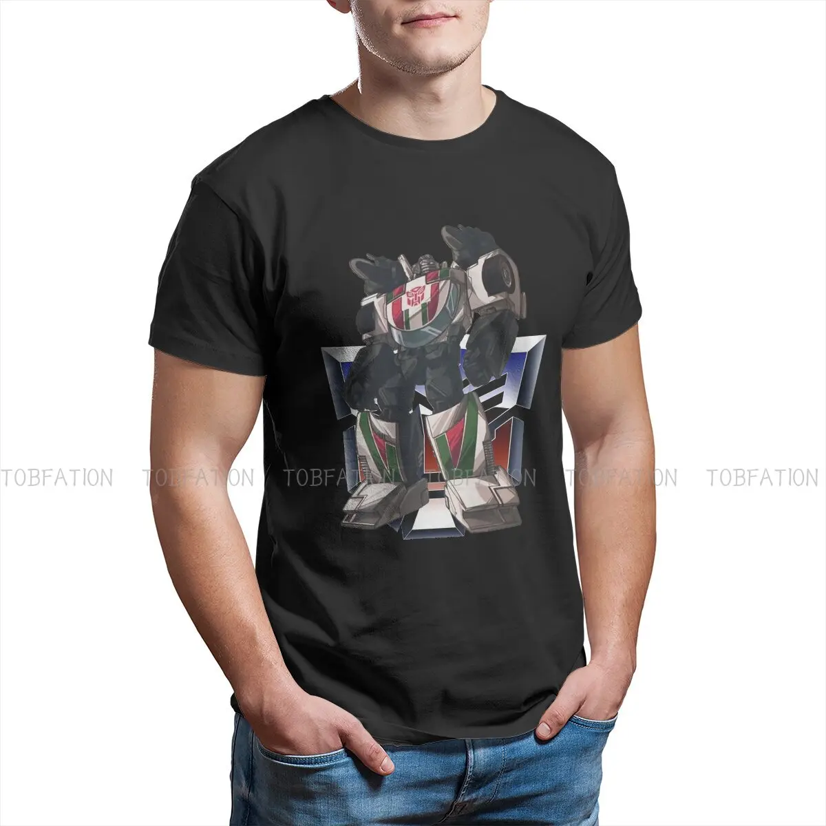 

Voltron Legendary Defender Protector Of The Universe 100% Cotton TShirts Wheeljack Distinctive Homme T Shirt Hipster Clothing