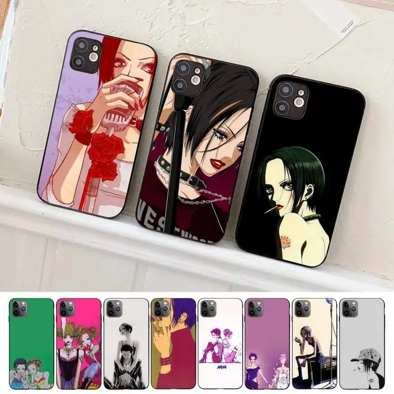 

NaNa osaki Anime Phone Case for iPhone 11 12 13 mini pro XS MAX 8 7 6 6S Plus X 5S SE 2020 XR cover