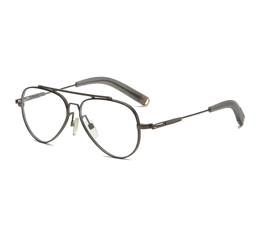 

Pure Titanium Prescription Myopia Eyeglasses Pilot Men Vintage Optical Eyewear Anti Radiation Ultralight Glasses for Women