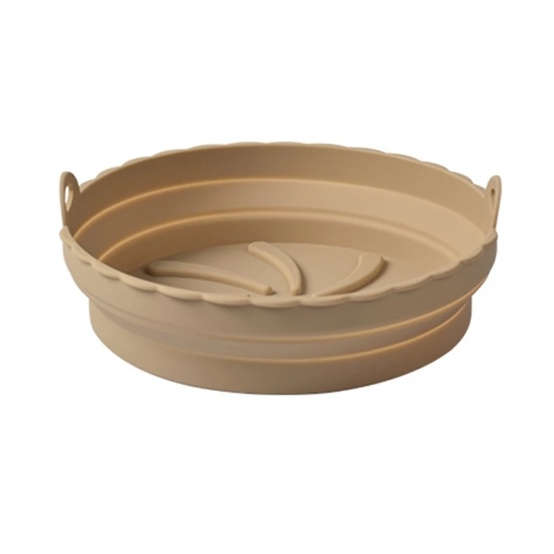 

Oven Baking Tray for Fried Chicken Air Fryer Accessories Round Pan Reusable Mat