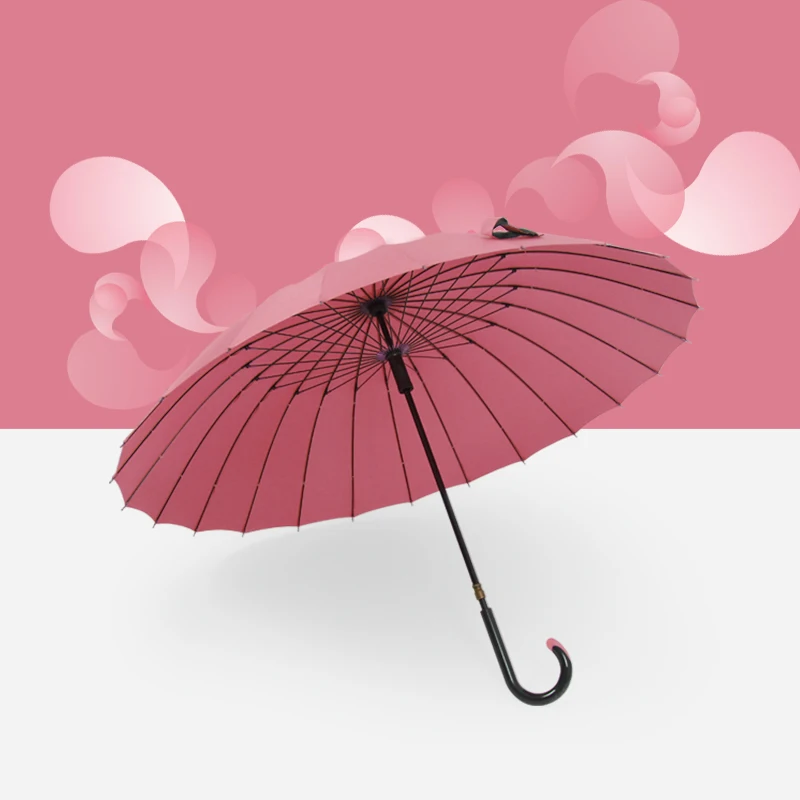 

Windproof Strong Parasol Umbrella Children's Girls Chinese Parasol Umbrella Luxury Pink Guarda Chuva Katana Household Goods