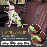 adjustable safety dog seat car harness dog seat belt for pets durable dog seatbelts for cars dog seat belts for large dogs