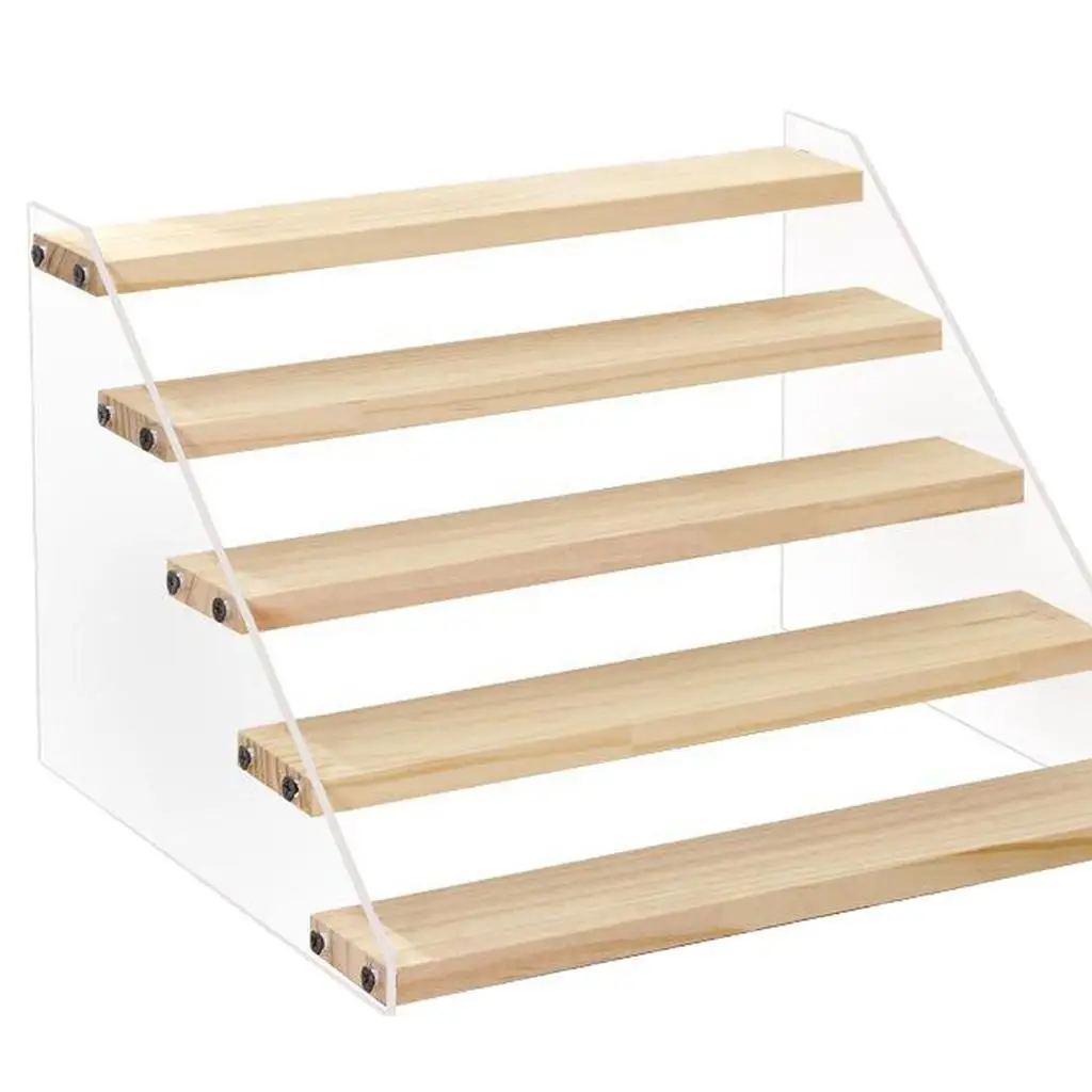 

Acrylic Riser Stand Shelf for Figure Toys Display Rack 4 layer 7 9inch width