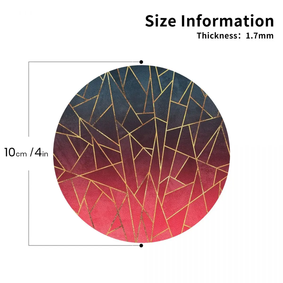 Подставки с эффектом омбре подставки из ПВХ и кожи нескользящий изоляционный
