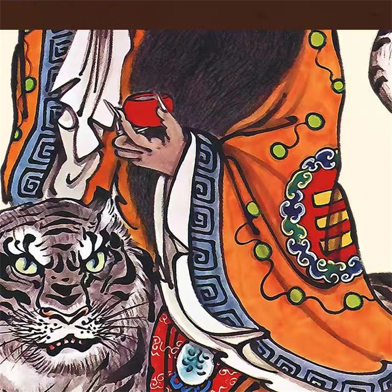 Чжан даолин Тяньши подвесные картины домашний декор благоприятный поддерживает