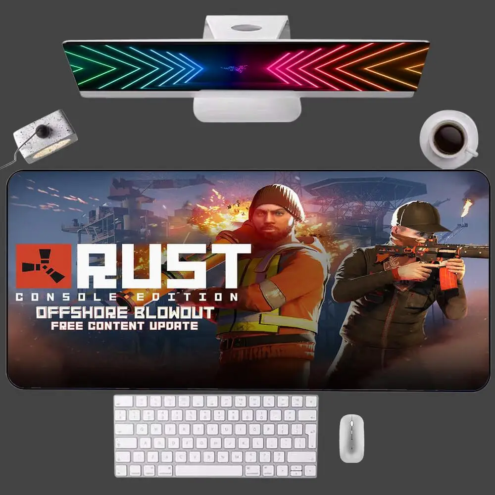 Video Game  Rust Mouse Pad Gaming Professional E-sports Gamers Speed Pc Rubber Keyboard Notbook Rug Desk Mat Non Slip Mousepad