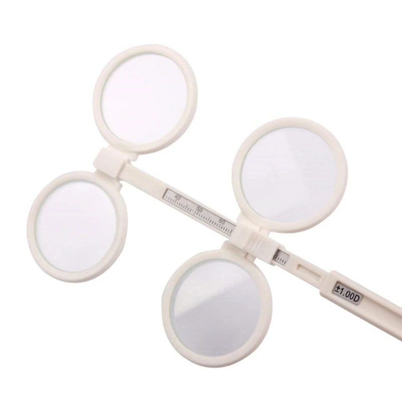 Upgrade Optical Flippers Optometry Plastic Flip Trial Lens for Lens Confirmation Test 50/100/150/200/250/300/350/400