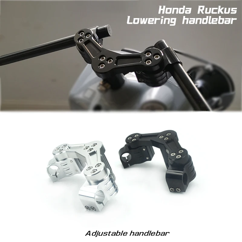 

Lower Handlebar CNC Adjustable Handle Bars Scooter Motorcycle Modified Parts Honda Ruckus Zoomer AF58 NPS50 GY6 Refit