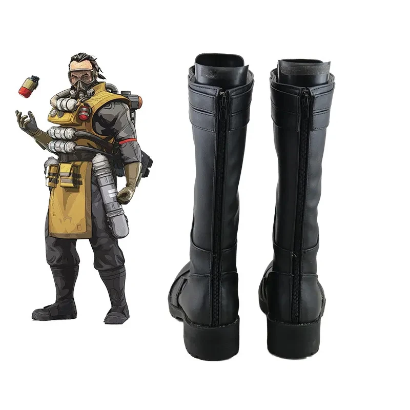 Фото Обувь для косплея по игре/аниме Apex Legends: Ботинки Caustic, аксессуары и реквизит для костюма на Хэллоуин №1