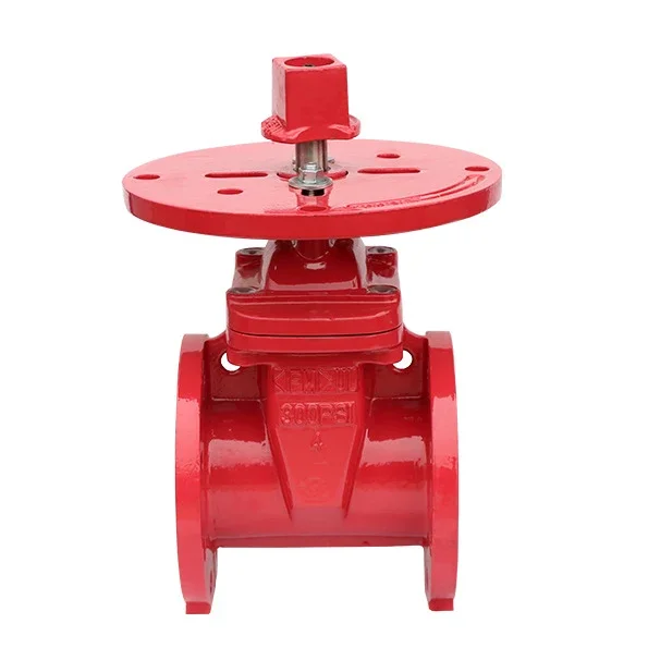 TKFM 4-дюймовый неподъемный противопожарный мягкий герметичный фланцевый затвор