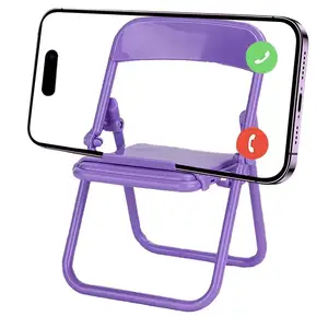Складной стул, подставка для телефона, настольная подставка для сотового телефона, складной стул в форме гладкого и изысканного складного стула, держатель для телефона