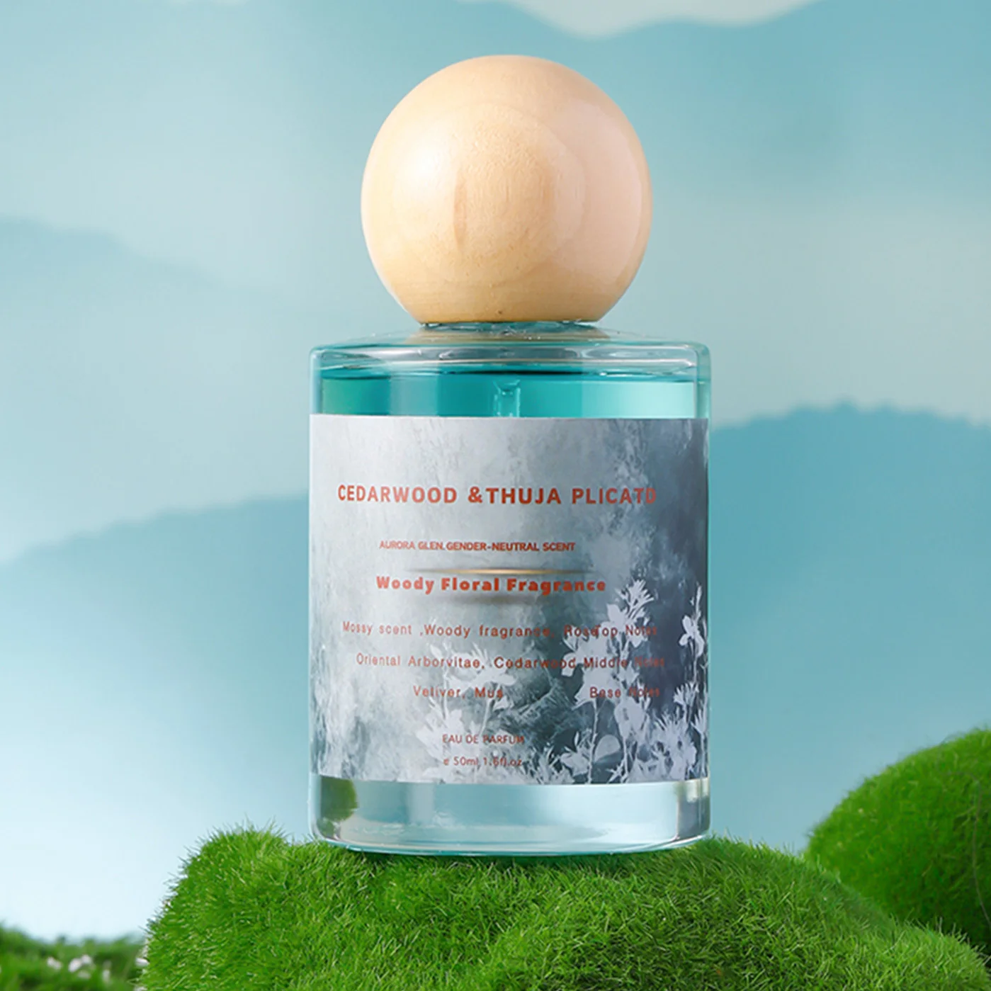 Фото Мужские духи Woody Scent из кедра и сандалового дерева, стойкий EDP, 50 мл для деловых повседневных свиданий, аромат натурального дерева, парфюмерия №3