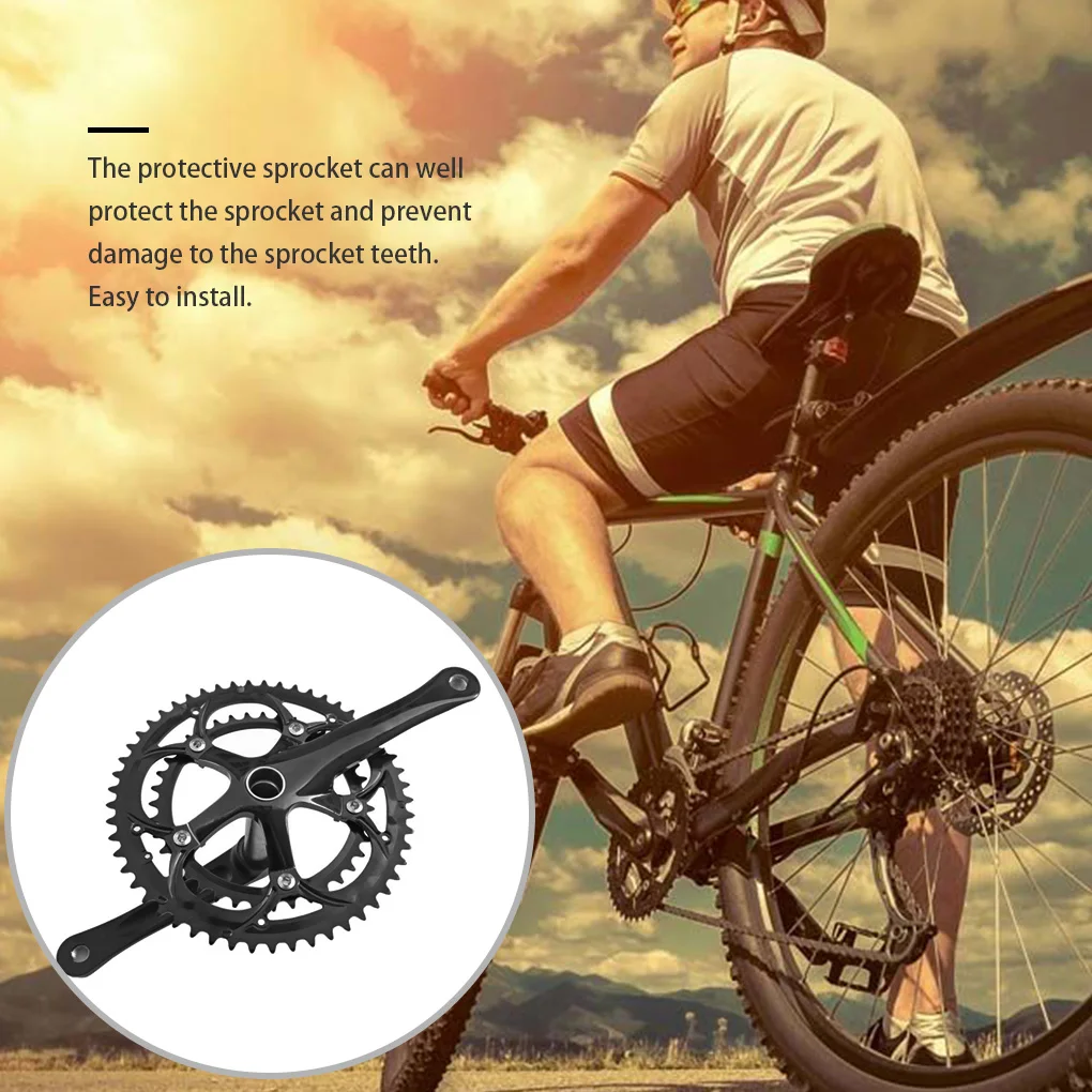 

Велосипедная звезда, прочный полый велосипедный кривошипник, сменный велосипедный ремонтный аксессуар для 39-53 передач