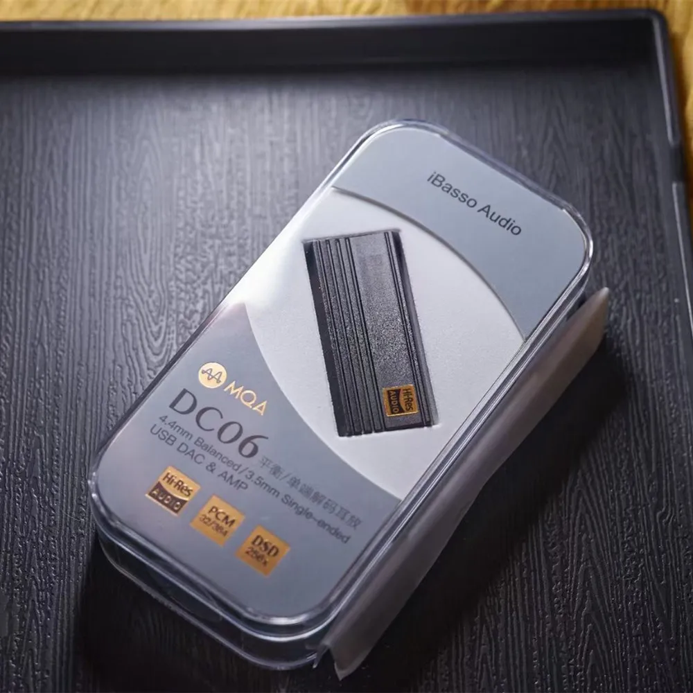 Двойной ЦАП iBasso DC06 поддержка декодирования MQA USB Тип C до 3 5 мм для телефонов Android